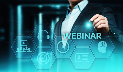 Webinar E-learning Training Business Internet Technology Concept