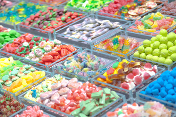 カラフルなキャンディ