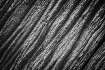 Black and white wooden background, old wood texture, vintage