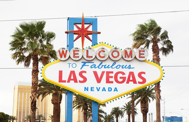 Las Vegas sign. - 201658896