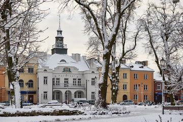 Zimowa odsłona miasta Krasnegostawu © barytek