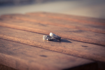 Wedding Rings on the beach