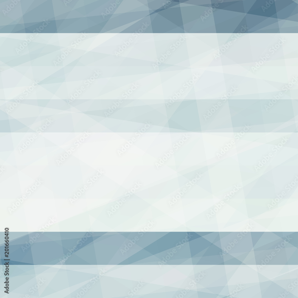 Poster Gray abstract subtle background with textured horizontal stripes. Graphic vector pattern