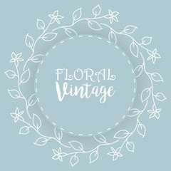 Floral Background, Romantic Background, Floral Vintage