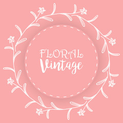 Floral Background, Romantic Background, Floral Vintage