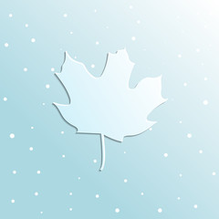 Christmas Illustration, Autumn Leaf