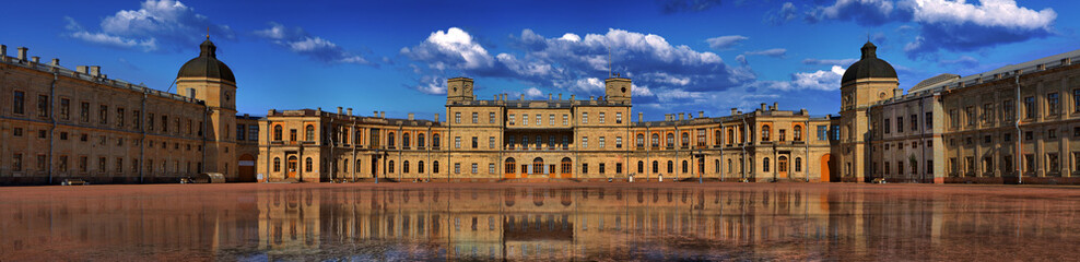 Panorama Of the Grand Gatchina Palace