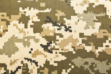 Camouflage fabric texture background