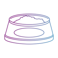 dish pet isolated icon vector illustration design