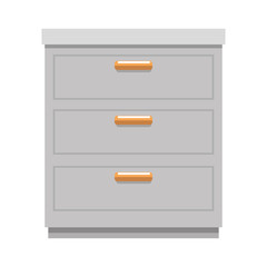 office drawer isolated icon vector illustration design