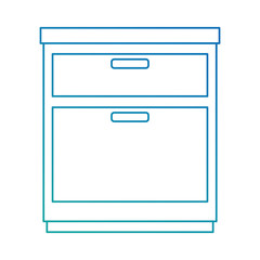 office drawer isolated icon vector illustration design