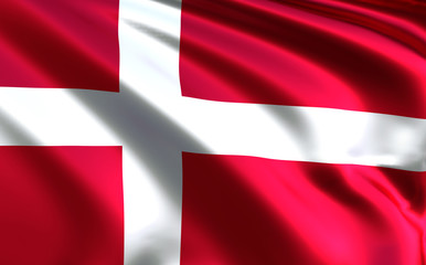 Fototapeta premium Flag of Denmark