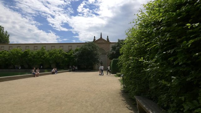 Walking in Wallenstein Garden
