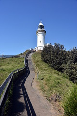 Byron Bay, Australia - Dec 25, 2017. The most easterly point of the australian mainland; the lighthouse of Cape Byron.