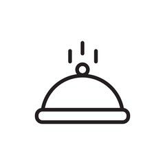 food catering outline vector icon. Modern simple isolated sign. Pixel perfect vector illustration for logo, website, mobile app and other designs