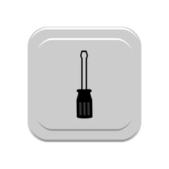 Screwdriver icon. Vector Illustration