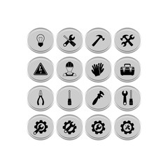 Tools icon. Flat vector icon set