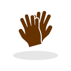 Gloves icon. Vector Illustration