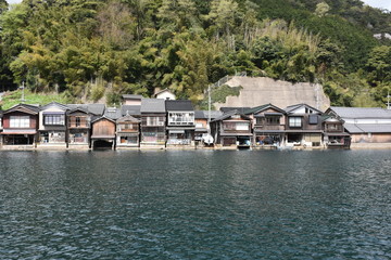 伊根の舟屋　伊根町