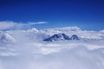 Obraz premium góra w chmurach