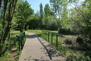 Pathway in the Parc du Bachais