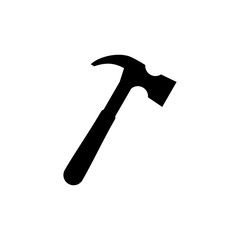 A hammer vector icon