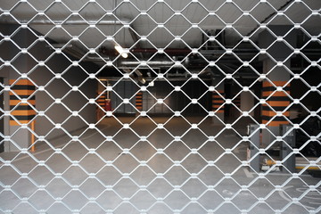 covered garage closed with shutter