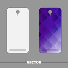 Phone Cover Violet Squares