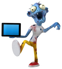 Fun zombie - 3D Illustration