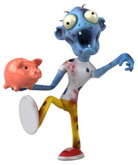 Fun zombie - 3D Illustration