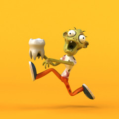 Fun zombie - 3D Illustration