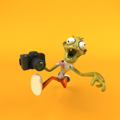 Fun zombie - 3D Illustration