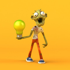 Fun zombie - 3D Illustration