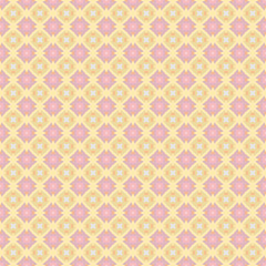 Ethnic geometric pattern in repeat. Fabric print. Seamless background, mosaic ornament, retro style. 