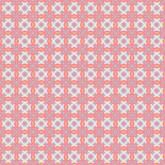 Ethnic geometric pattern in repeat. Fabric print. Seamless background, mosaic ornament, retro style. 