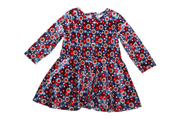 Obraz premium Bright colored baby dress. Isolate on white