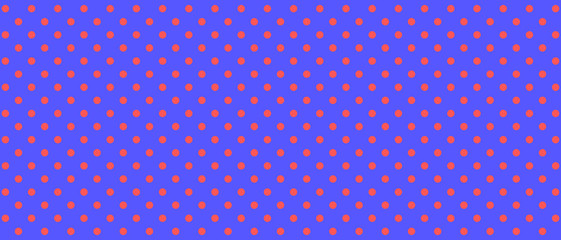 Banner with polka dots