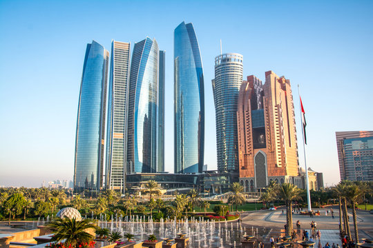 View of Abu Dhabi city, United Arab Emirates
