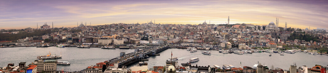 Nice view in the city of Istanbul in Turkey