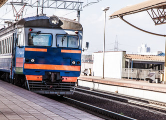 Obraz premium Rear wagon train driver