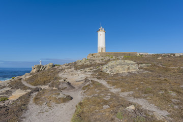 Roncudo lighthouse (Ponteceso, La Coruna - Spain).