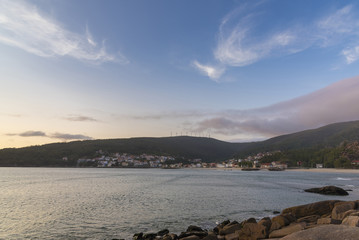 Coast of Ezaro (La Coruna, Spain).
