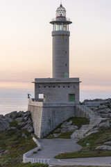 Punta Nariga lighthouse (Malpica, La Coruna - Spain).