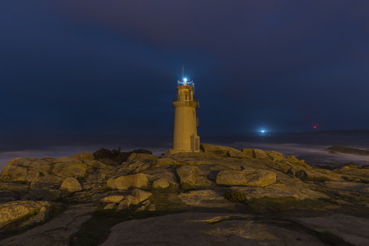 Lighthouse of Muxia (La Coruna, Spain).