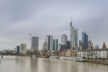 Fototapeta na wymiar Frankfurt city, Germany.