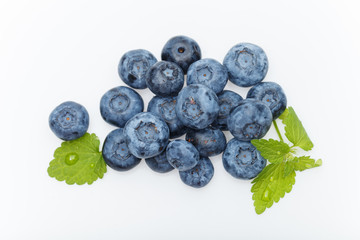 blueberry berries isolated on white background