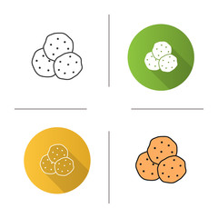 Chocolate chips icon