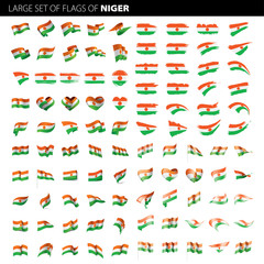 Niger flag, vector illustration