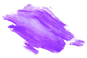 violet stain of paint. watercolor with the texture of brush strokes and paper