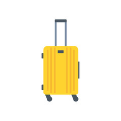 Object of baggage, luggage, suitcase isolated on white background